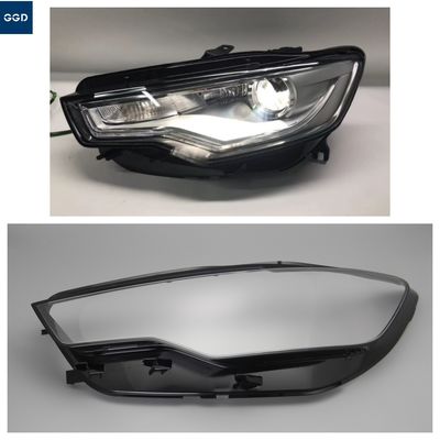 Original Lampshade for Audi A6C7 2012-2015 Xenon Car Protective Front Glass Headlight Cover Head Light Lens Lampshade Shell