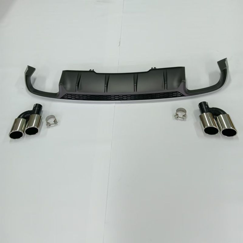 Rear Bumper Lip for Audi A4 Nonsline Facelift S4 Style Rear Diffuser and Tailpipes 2016-2019 Delivery within 7 days