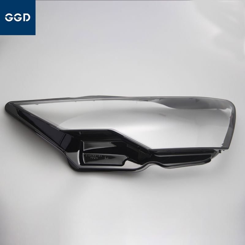 Factory Direct Sale High Quality System Dual Color Hardening Lampshade PC Headlight Lens Cover Glass for 2018-2020 Audi A6L C8